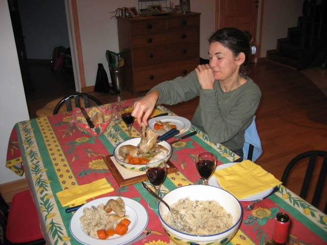 tout est prt, onpeut passer  table... a a l'air bon !