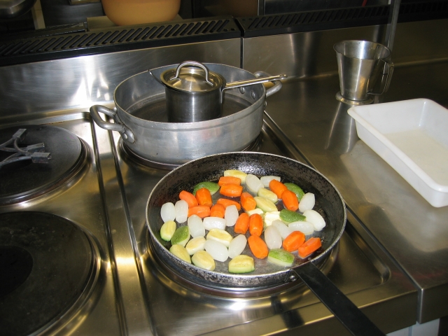 en cuisine, les lgume s'ennuient