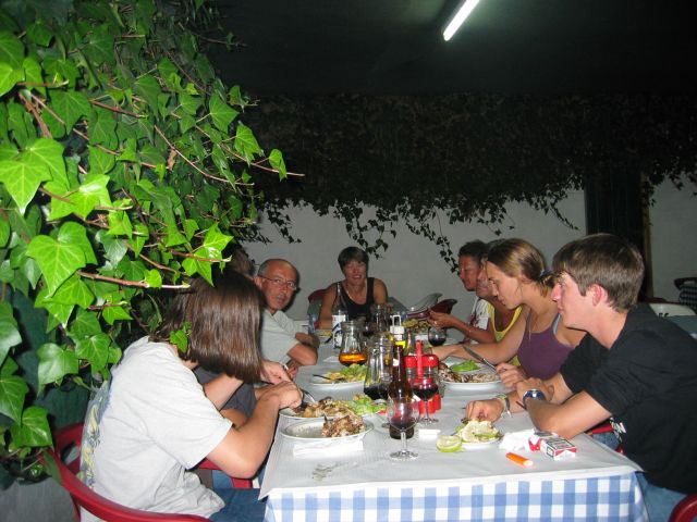 2e soire resto chez Luis, avec Lisiane et Henrique