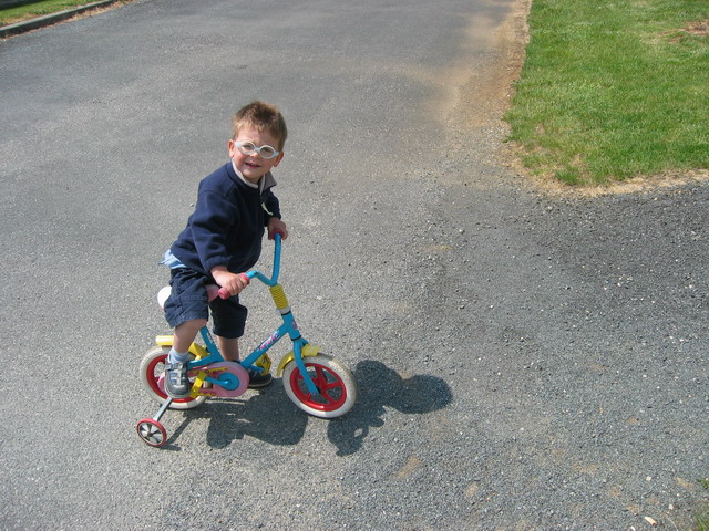 Ah, il y a une cte ! (Corentin ne sera pas un grand grimpeur)